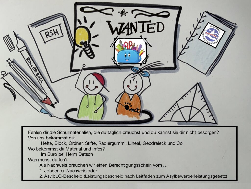 Federmäpchen Projekt der Realschule Herrsching
